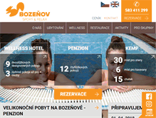 Tablet Screenshot of bozenov.cz